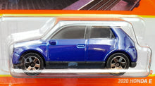 Load image into Gallery viewer, Matchbox 2022 2020 Honda E Blue #79 MBX Metro New Long Card
