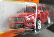 Load image into Gallery viewer, Matchbox 2022 '18 Bentley Bentayga Red MBX Metro #82 New Long Card