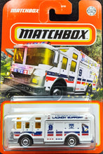 Load image into Gallery viewer, Matchbox 2022 Hazard Squad White #91 MBX Highway New Long Card