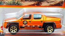Load image into Gallery viewer, Matchbox 2022 Honda Ridgeline Orange #96 MBX Off-Road New Long Card