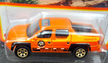 Load image into Gallery viewer, Matchbox 2022 Honda Ridgeline Orange #96 MBX Off-Road New Long Card