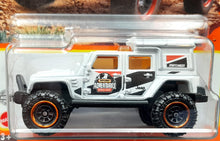 Load image into Gallery viewer, Matchbox 2022 Jeep Wrangler Superlift White #99 MBX Off-Road New Long Card