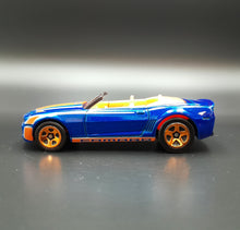 Load image into Gallery viewer, Hot Wheels 2018 Camaro Convertible Concept Blue 50th Anniversary Throwback 9/10