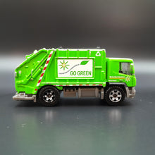 Load image into Gallery viewer, Matchbox 2011 Garbage Truck Light Green #66 City Action 7/14