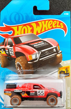 Load image into Gallery viewer, Hot Wheels 2021 Toyota Off-Road Truck Red #4 Baja Blazers 3/10 New Long Card
