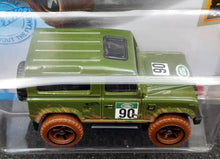 Load image into Gallery viewer, Hot Wheels 2021 Land Rover Defender 90 Green #32 Baja Blazers 4/10 New Long Card