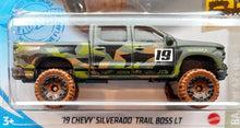 Load image into Gallery viewer, Hot Wheels 2021 '19 Chevy Silverado Trail Boss LT Green #80 Baja Blazers 7/10