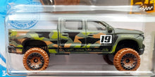 Load image into Gallery viewer, Hot Wheels 2021 '19 Chevy Silverado Trail Boss LT Green #80 Baja Blazers 7/10