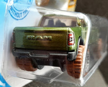 Load image into Gallery viewer, Hot Wheels 2021 2020 RAM 1500 Rebel Green #101 Baja Blazers 8/10 New Long Card
