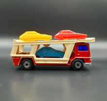 Load image into Gallery viewer, Matchbox 1980 Bedford Car Transporter Red #11 Superfast