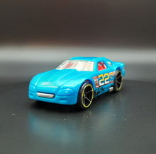 Load image into Gallery viewer, Hot Wheels 2011 Stockar Blue World Racers 5 Pack Loose