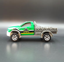 Load image into Gallery viewer, Matchbox 2020 Ram Flatbed Work Truck Green #77 MBX Mountain