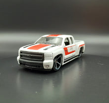 Load image into Gallery viewer, Hot Wheels 2017 Chevy Silverado White #60 HW Hot Trucks 10/10