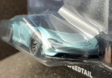 Load image into Gallery viewer, Hot Wheels 2022 McLaren Speedtail Light Blue Exotic Envy Car Culture 2/5 New
