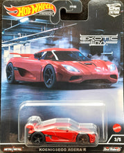 Load image into Gallery viewer, Hot Wheels 2022 Koenigsegg Agera R Red Exotic Envy Car Culture 3/5 New