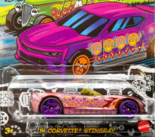 Load image into Gallery viewer, Hot Wheels 2021 '14 Corvette Stingray Dark Red Happy Halloween Series 3/5 New Long Card