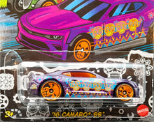 Load image into Gallery viewer, Hot Wheels 2021 '16 Camaro SS Purple Happy Halloween Series 5/5 New Long Card
