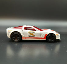 Load image into Gallery viewer, Hot Wheels 2012 '11 Corvette Grand Sport Pearl White #162 HW Main Street 2/10