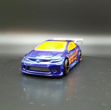 Load image into Gallery viewer, Hot Wheels 2012 Honda Civic SI Dark Blue #160 Heat Fleet 10/10