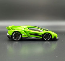 Load image into Gallery viewer, Hot Wheels 2017 Lamborghini Veneno Lime Green #165 HW Exotics 6/10