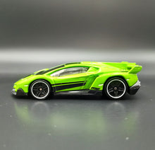 Load image into Gallery viewer, Hot Wheels 2017 Lamborghini Veneno Lime Green #165 HW Exotics 6/10