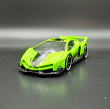 Load image into Gallery viewer, Hot Wheels 2017 Lamborghini Veneno Lime Green #165 HW Exotics 6/10