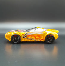 Load image into Gallery viewer, Hot Wheels 2014 Nerve Hammer Clear Yellow #176 HW Race X-Raycers