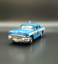 Load image into Gallery viewer, Matchbox 2014 1956 Buick Century Police Light Indigo #76 MBX Heroic Rescue