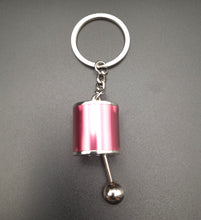 Load image into Gallery viewer, Key Ring/Chain - Explorafind 6 Speed Gearbox Gear Knob Key Ring Pink