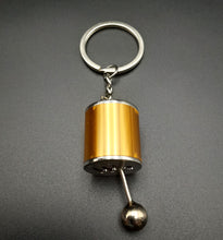 Load image into Gallery viewer, Key Ring/Chain - Explorafind 6 Speed Gearbox Gear Knob Key Ring Gold