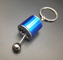 Load image into Gallery viewer, Key Ring/Chain - Explorafind 6 Speed Gearbox Gear Knob Key Ring Blue