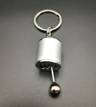 Load image into Gallery viewer, Key Ring/Chain - Explorafind 6 Speed Gearbox Gear Knob Key Ring Silver