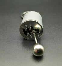 Load image into Gallery viewer, Key Ring/Chain - Explorafind 6 Speed Gearbox Gear Knob Key Ring Silver
