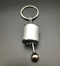 Load image into Gallery viewer, Key Ring/Chain - Explorafind 6 Speed Gearbox Gear Knob Key Ring Silver