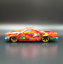 Load image into Gallery viewer, Hot Wheels 2021 '80 El Camino Red #44 HW Art Cars 3/10 - Not Matching Rear Wheel