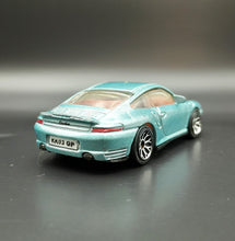 Load image into Gallery viewer, Matchbox 2006 Porsche 911 Turbo Silver Blue #25 MBX Metal