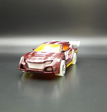 Load image into Gallery viewer, Hot Wheels 2016 Loop Coupe Maroon #53 HW Glow Wheels 8/10