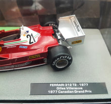 Load image into Gallery viewer, Altaya Formula 1 Collection Ferrari 312 T2 - 1977 Gilles Villeneuve 1:43 Model