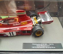 Load image into Gallery viewer, Altaya Formula 1 Collection Ferrari 312 B3 - 1975 Clay Regazzoni 1:43 Model