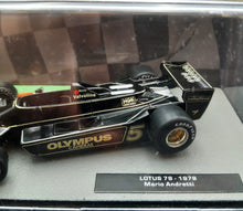 Load image into Gallery viewer, Altaya Formula 1 Collection Lotus 79 - 1978 Mario Andretti 1:43 Model