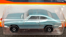 Load image into Gallery viewer, Matchbox 2022 1970 Ford Capri Light Blue #41 MBX Showroom New Long Card