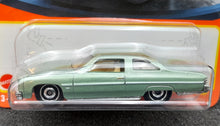 Load image into Gallery viewer, Matchbox 2021 1975 Chevy Caprice Light Green MBX Showroom #86/100 New Long Card