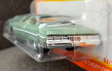 Load image into Gallery viewer, Matchbox 2021 1975 Chevy Caprice Light Green MBX Showroom #86/100 New Long Card