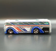 Load image into Gallery viewer, Hot Wheels 2012 Surfin' School Bus Silver #136 HW City Works 6/10