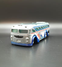 Load image into Gallery viewer, Hot Wheels 2012 Surfin' School Bus Silver #136 HW City Works 6/10