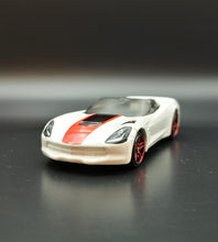 Load image into Gallery viewer, Hot Wheels 2016 '14 Corvette Stingray Convertible White #107 Then & Now 7/10