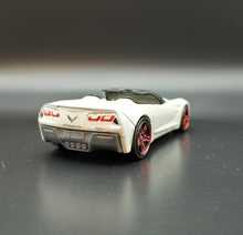 Load image into Gallery viewer, Hot Wheels 2016 '14 Corvette Stingray Convertible White #107 Then & Now 7/10