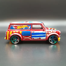 Load image into Gallery viewer, Hot Wheels 2015 '67 Austin Mini Van Dark Red #27 Art Cars 2/5