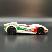 Load image into Gallery viewer, Hot Wheels 2014 Scoopa Di Fuego White #16 HW City 6/10 Mexicana Football Logo