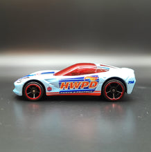 Load image into Gallery viewer, Hot Wheels 2017 '14 Corvette Stingray Light Blue #20 HW Rescue 9/10